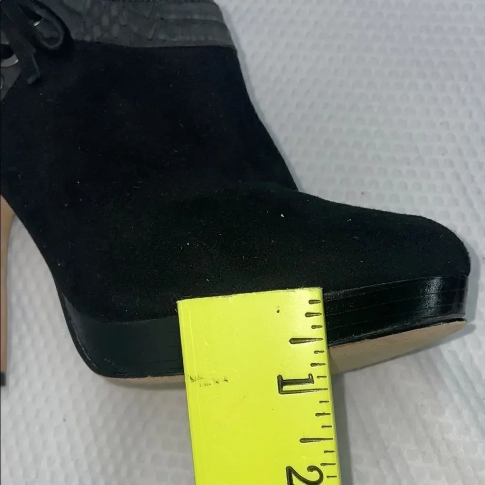 Coach Beatrice Black Ankle Booties